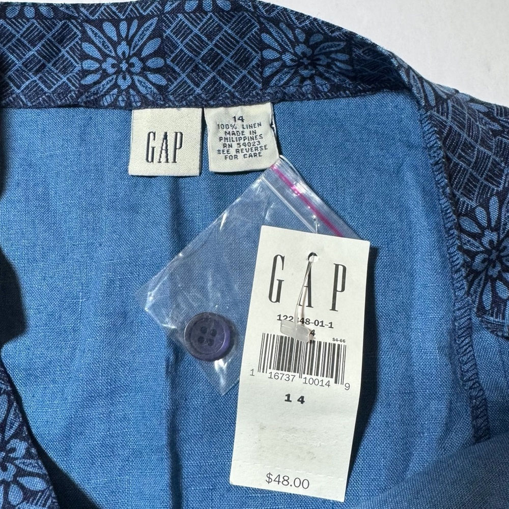 Vintage Y2K GAP Linen Skirt NWT - Picture 5 of 6